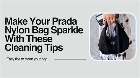 prada bag cleaning instructions.